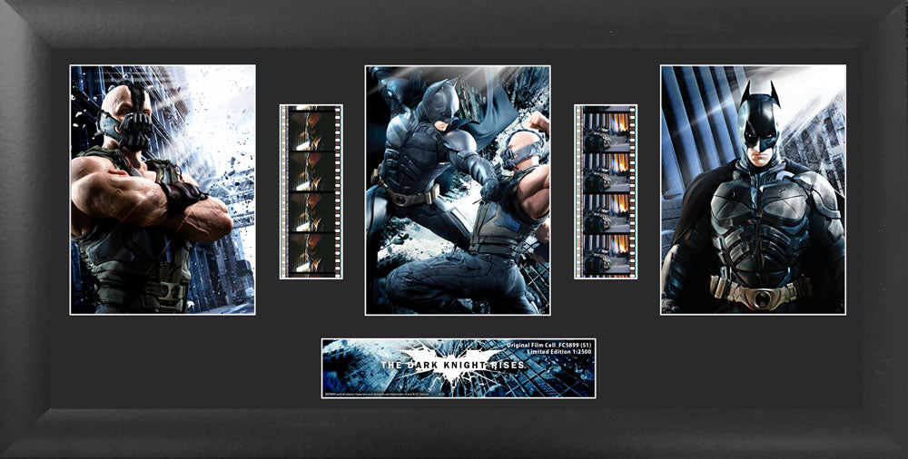 Batman: The Dark Knight Rises (Batman vs Bane) Limited Edition Trio Framed FilmCells Presentation USFC5899