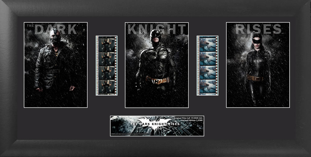 Batman: The Dark Knight Rises (Heroes and Villains) Limited Edition Trio Framed FilmCells Presentation USFC5949