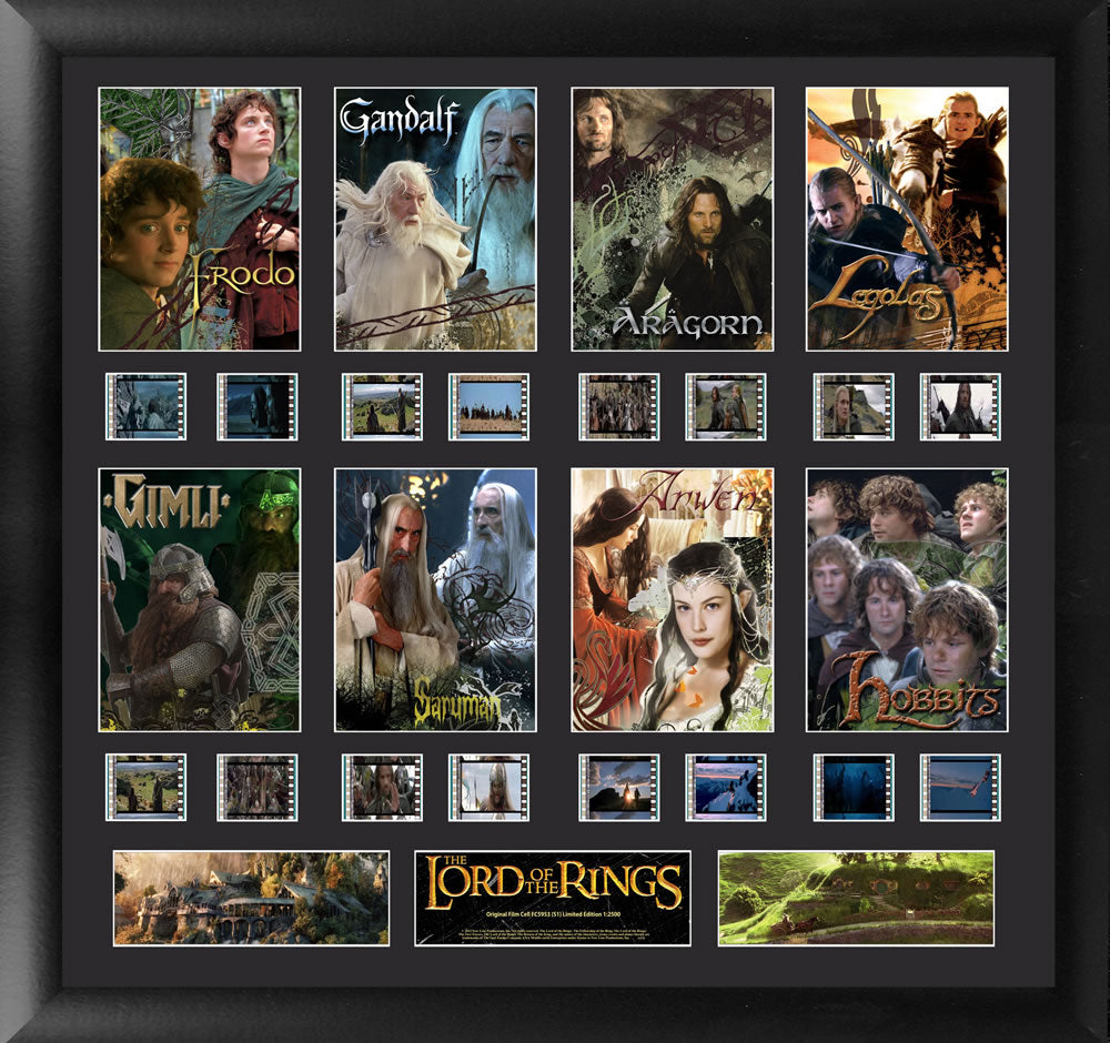 The Lord of the Rings (S1) FilmCells Presentation Limited Edition Montage Wall Art USFC5953