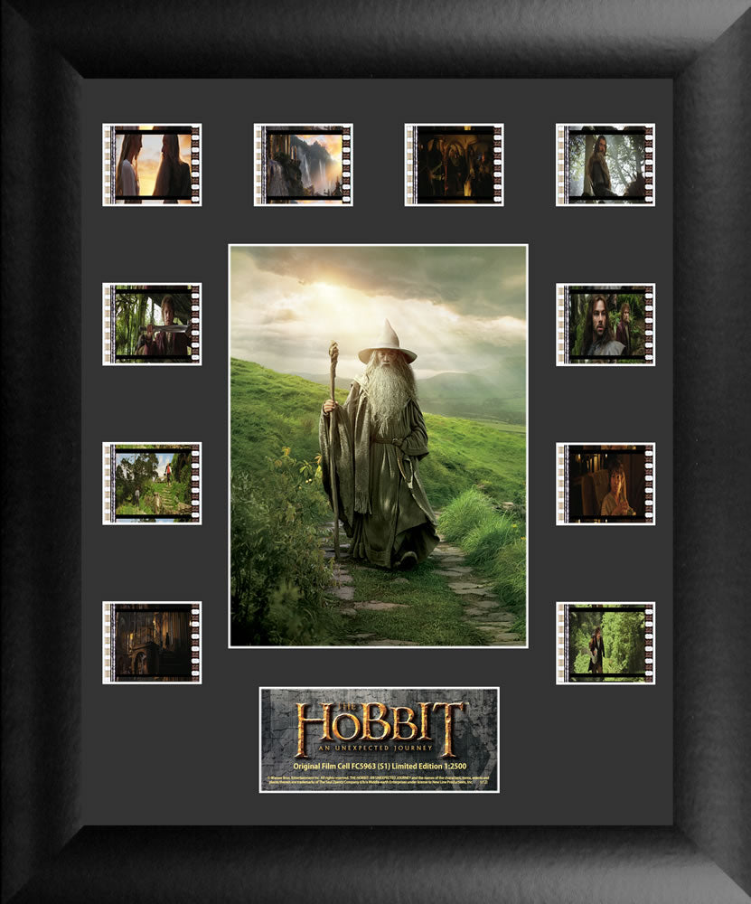 THE HOBBIT: AN UNEXPECTED JOURNEY (S1) Limited Edition Mini Montage Framed FilmCells Presentation USFC5963