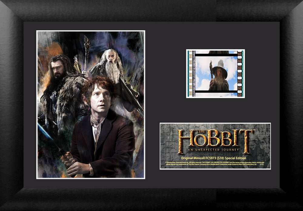 THE HOBBIT: AN UNEXPECTED JOURNEY (S10) Minicell FilmCells Framed Desktop Presentation