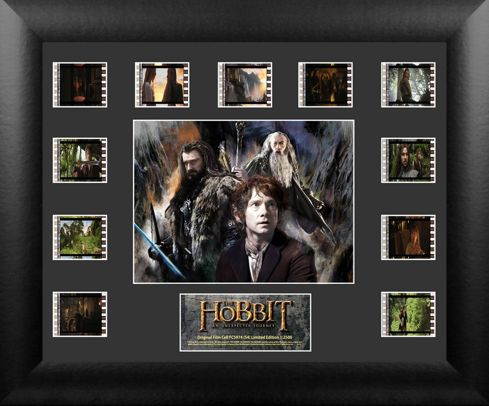 THE HOBBIT: AN UNEXPECTED JOURNEY (S4) Limited Edition Mini Montage Framed FilmCells Presentation USFC5974