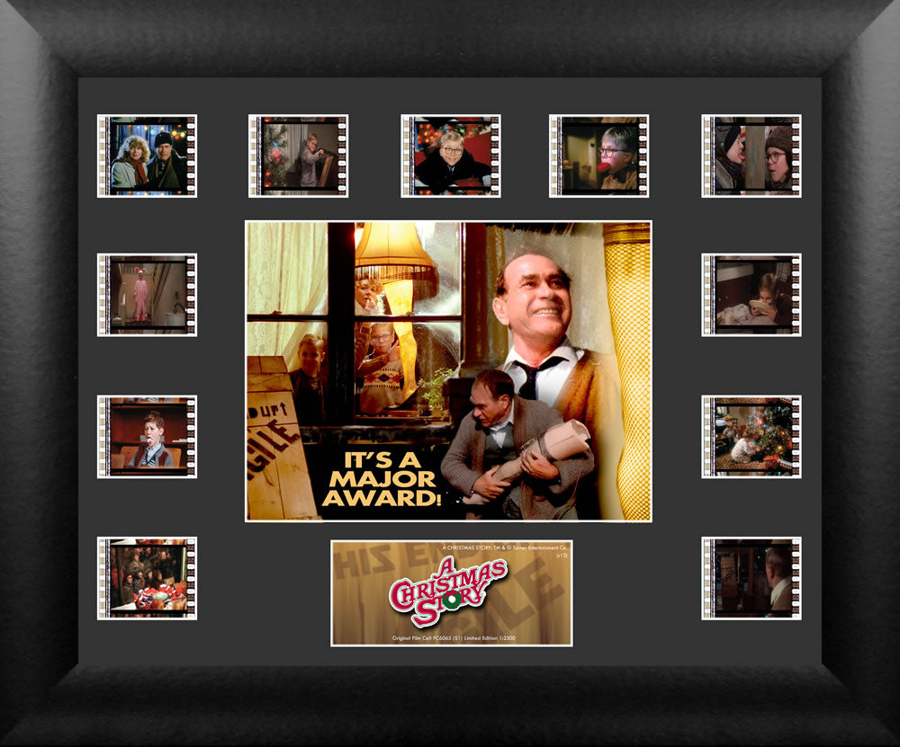 A Christmas Story (Its A Major Award) Limited Edition Mini Montage Framed FilmCells Presentation USFC6065
