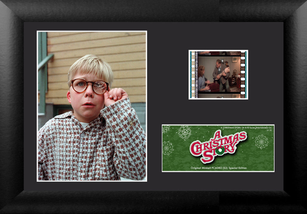 A Christmas Story (You'll Shoot Your Eye Out) Minicell FilmCells Framed Desktop Presentation USFC6080