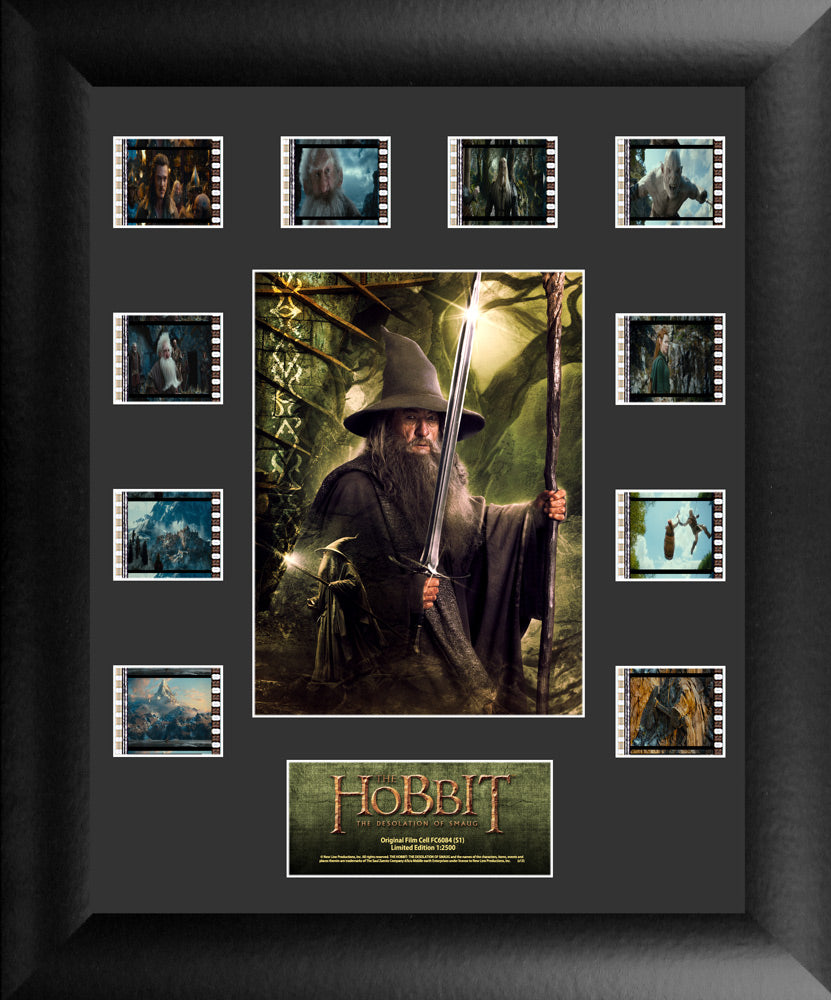 THE HOBBIT: THE DESOLATION OF SMAUG (S1) Limited Edition Mini Montage Framed FilmCells Presentation USFC6084