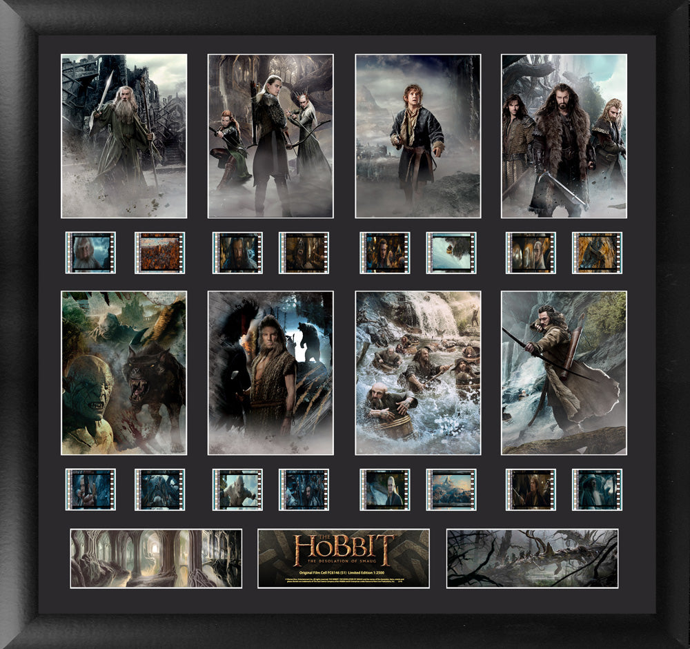 THE HOBBIT: THE DESOLATION OF SMAUG (S1) FilmCells Presentation Limited Edition Montage Wall Art USFC6146