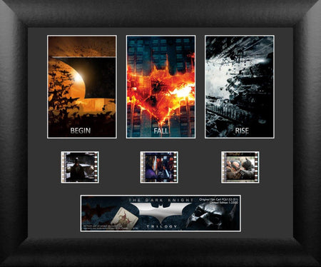 Batman The Dark Knight Trilogy (S1) Limited Edition 3 Cell Standard FilmCells Wall Art Presentation USFC6152