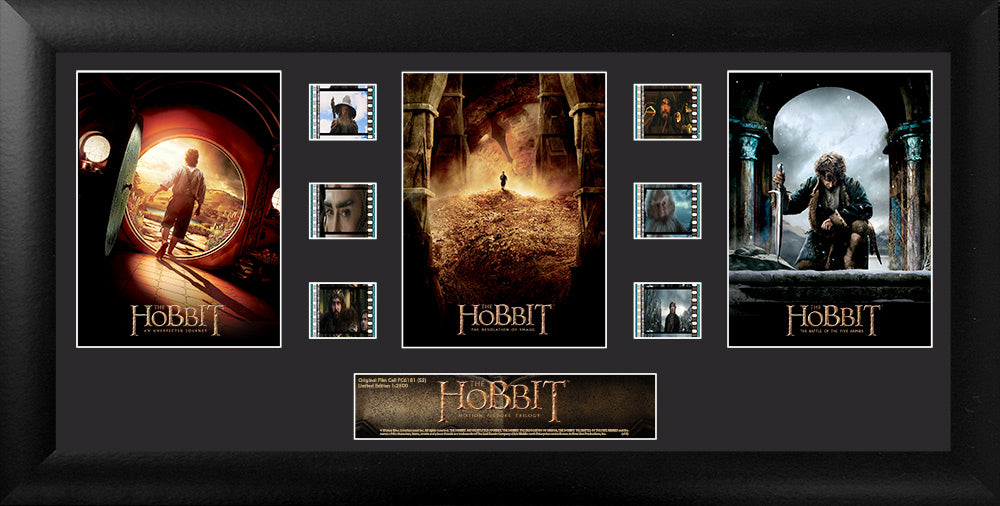 THE HOBBIT TRILOGY (S2) Limited Edition Trio Framed FilmCells Presentation USFC6181