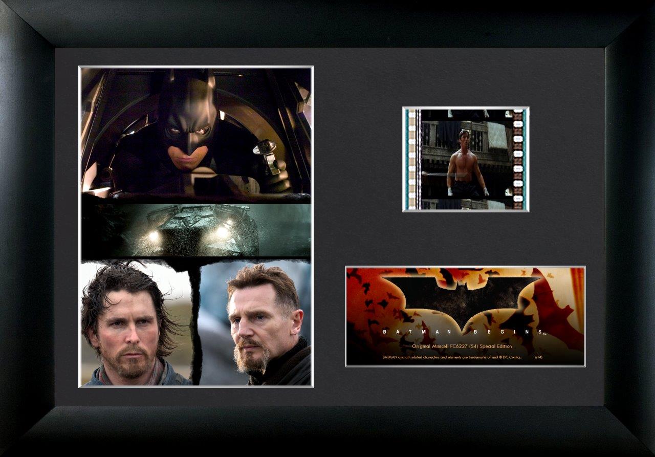 Batman Begins (Character Collage) Minicell FilmCells Framed Desktop Presentation USFC6227