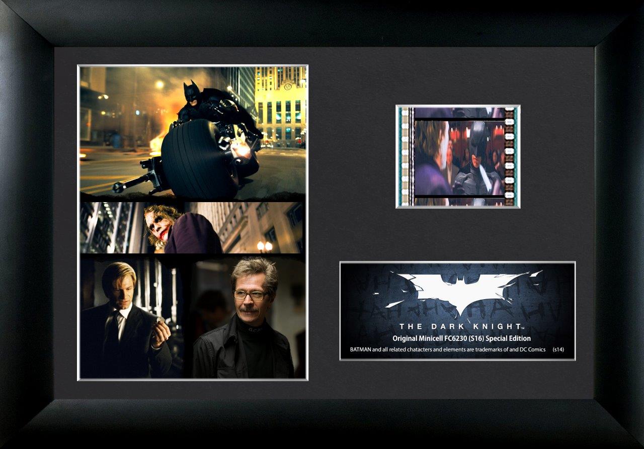 Batman: The Dark Knight (Character Collage) Minicell FilmCells Framed Desktop Presentation USFC6230