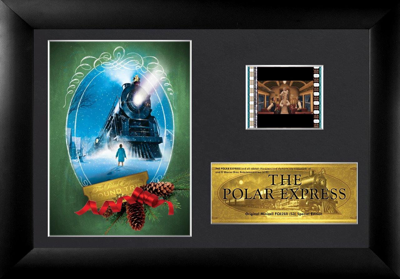 The Polar Express (S3) Minicell FilmCells Framed Desktop Presentation USFC6288