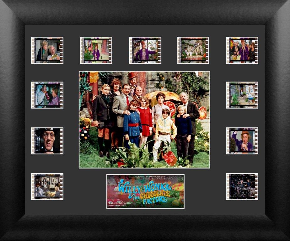 Willy Wonka and the Chocolate Factory (S1) Limited Edition Mini Montage Framed FilmCells Presentation USFC6328