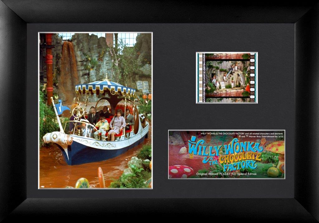 Willy Wonka and the Chocolate Factory (S3) Minicell FilmCells Framed Desktop Presentation USFC6333