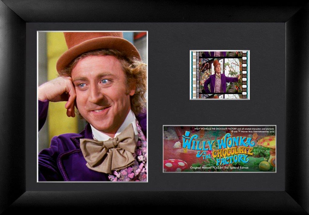 Willy Wonka and the Chocolate Factory (S4) Minicell FilmCells Framed Desktop Presentation USFC6334