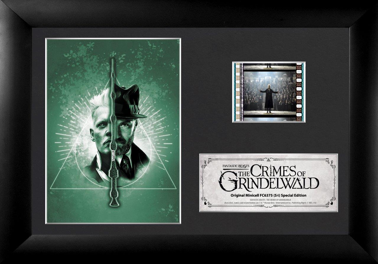 Fantastic Beasts: The Crimes of Grindelwald (Deathly Hallows) Minicell FilmCells Framed Desktop Presentation USFC6375