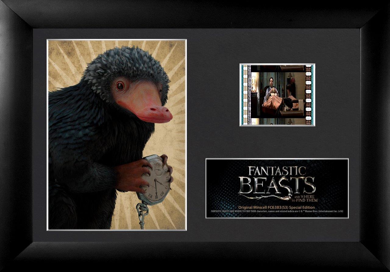 Fantastic Beasts and Where to Find Them (Niffler) Minicell FilmCells Framed Desktop Presentation USFC6383
