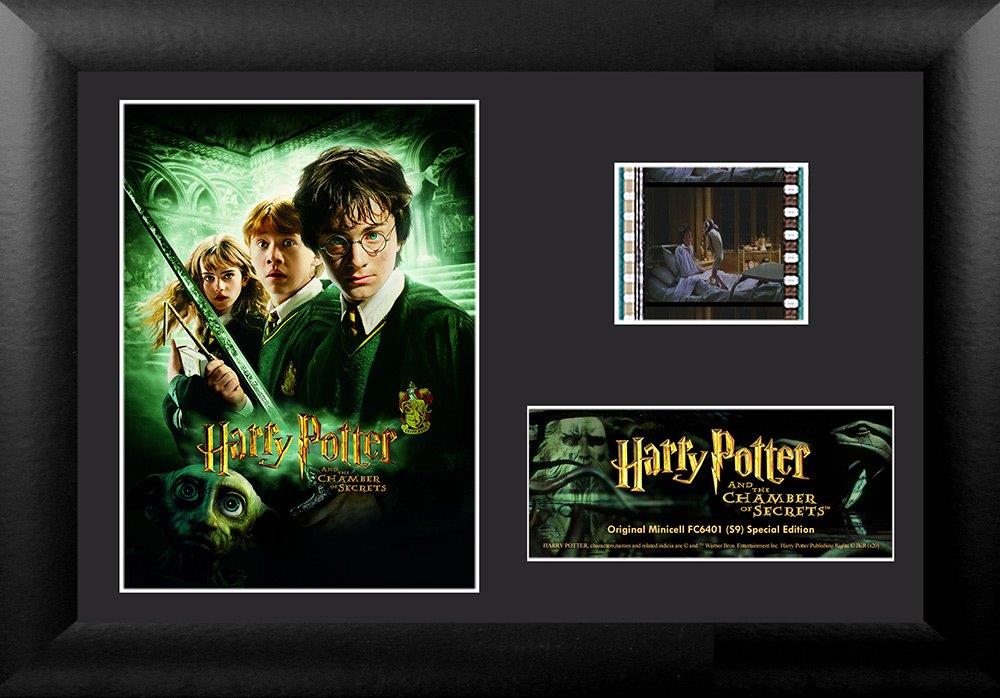 Harry Potter and the Chamber Of Secrets (Movie Poster) Minicell FilmCells Framed Desktop Presentation USFC6401