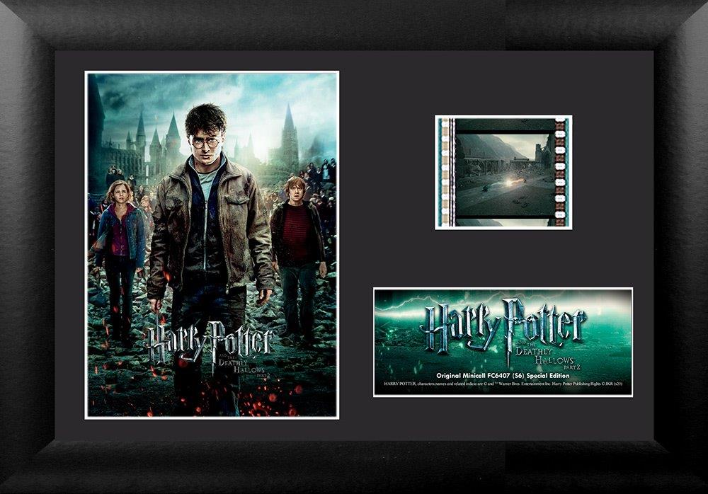 Harry Potter and The Deathly Hallows: Part 2 (Movie Poster) Minicell FilmCells Framed Desktop Presentation USFC6407