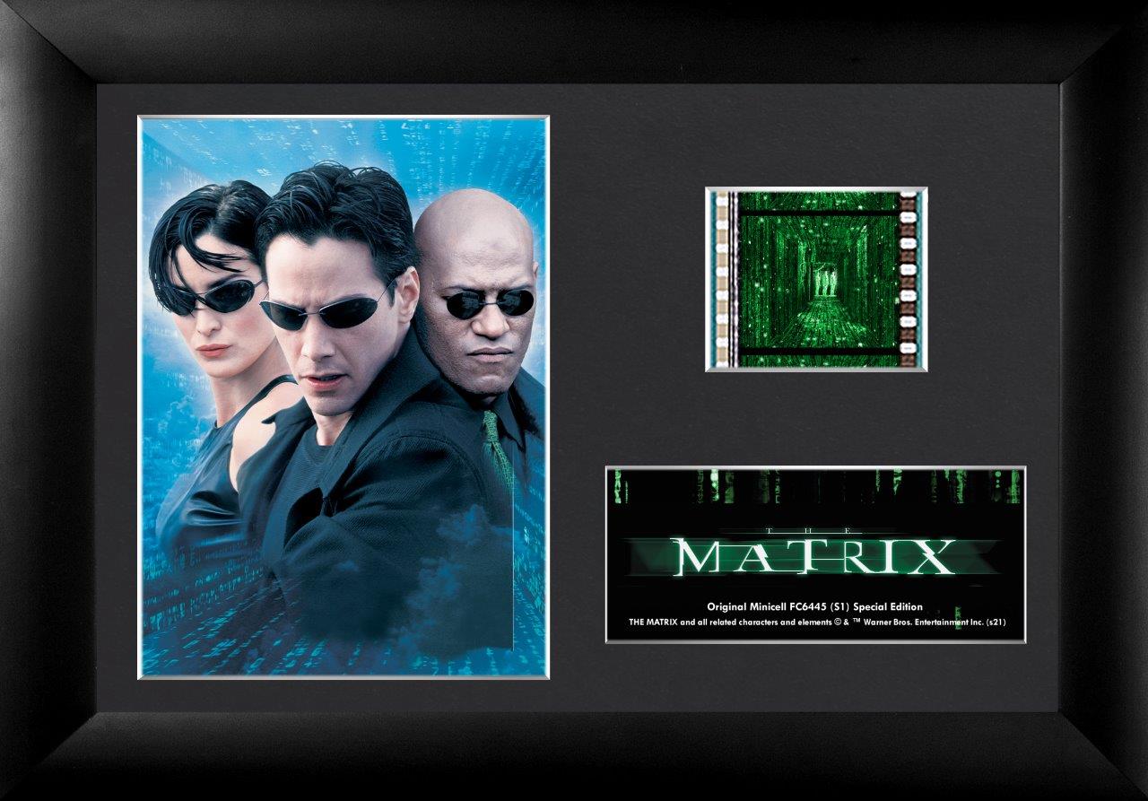 The Matrix (S1) Minicell FilmCells Framed Desktop Presentation USFC6445