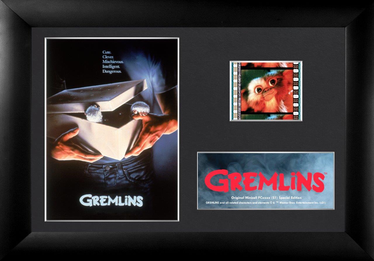 Gremlins (Movie Poster Artwork) Minicell FilmCells Framed Desktop Presentation USFC6452