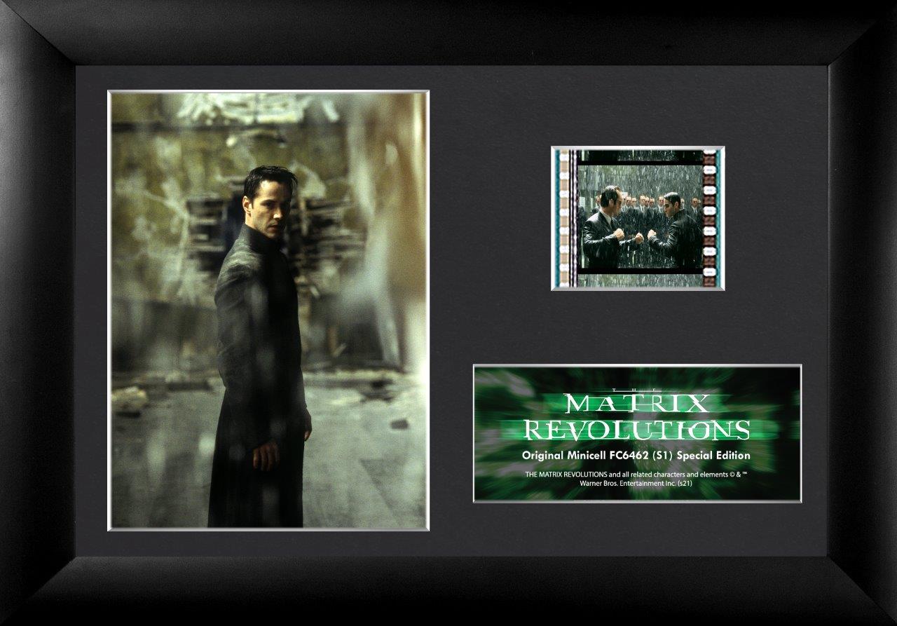 The Matrix Revolutions (S1) Minicell FilmCells Framed Desktop Presentation USFC6462