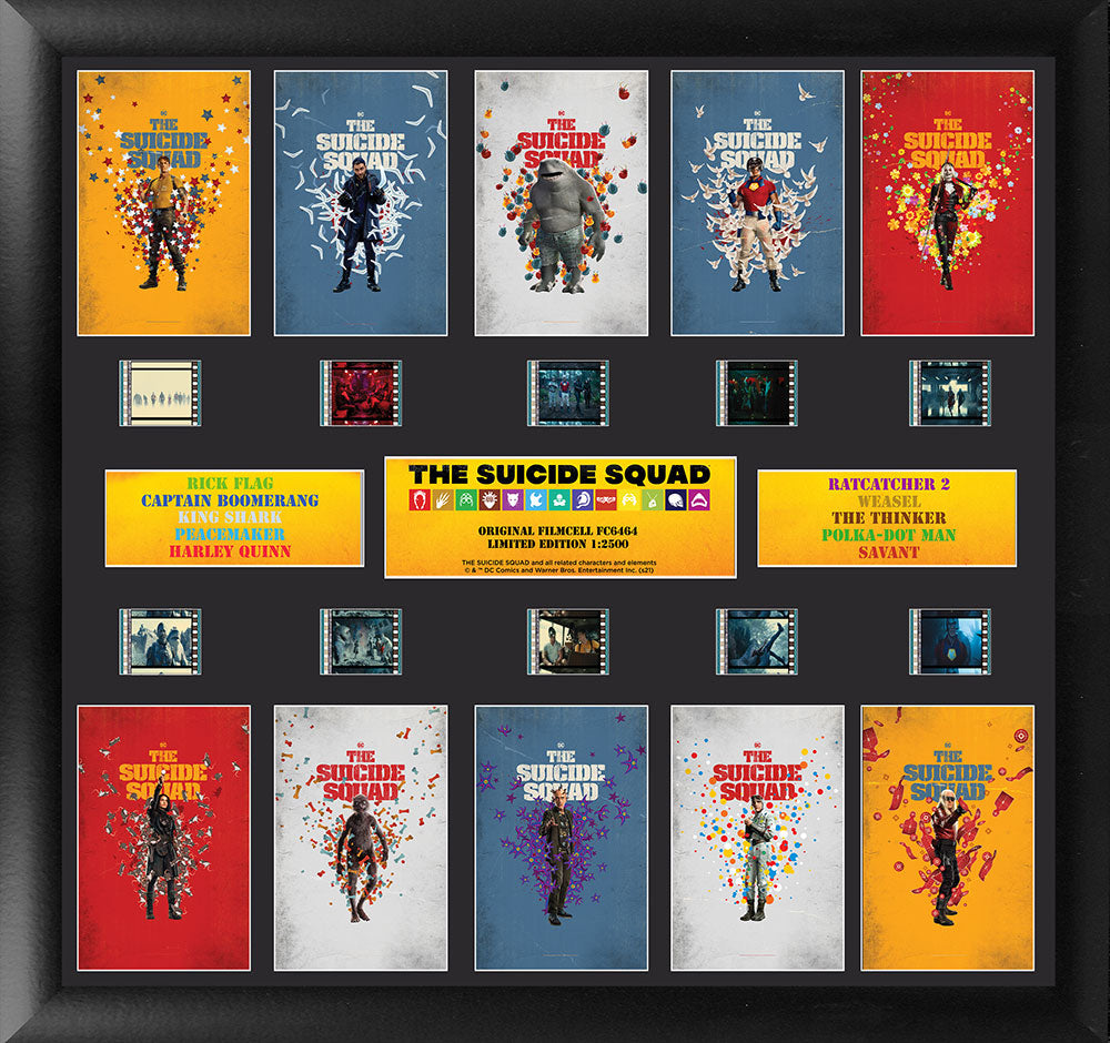 The Suicide Squad (S1) FilmCells Presentation Limited Edition Montage Wall Art USFC6464