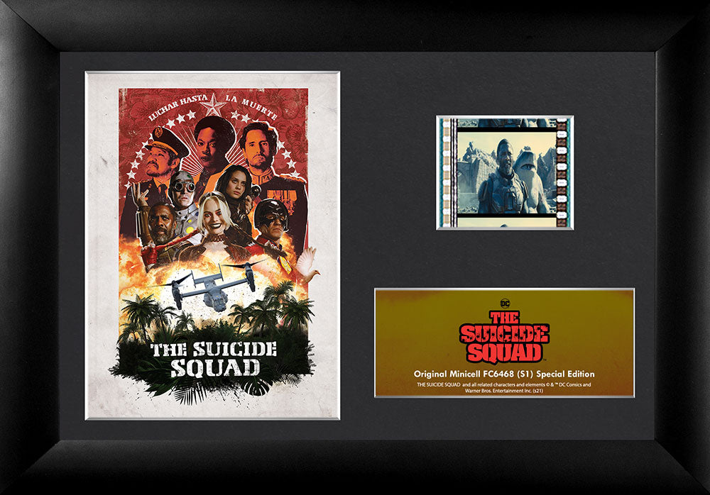 The Suicide Squad S1) Minicell FilmCells Framed Desktop Presentation USFC6468