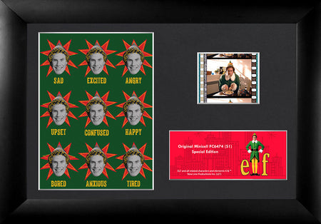 Elf (Smiling) Minicell FilmCells Framed Desktop Presentation USFC6474