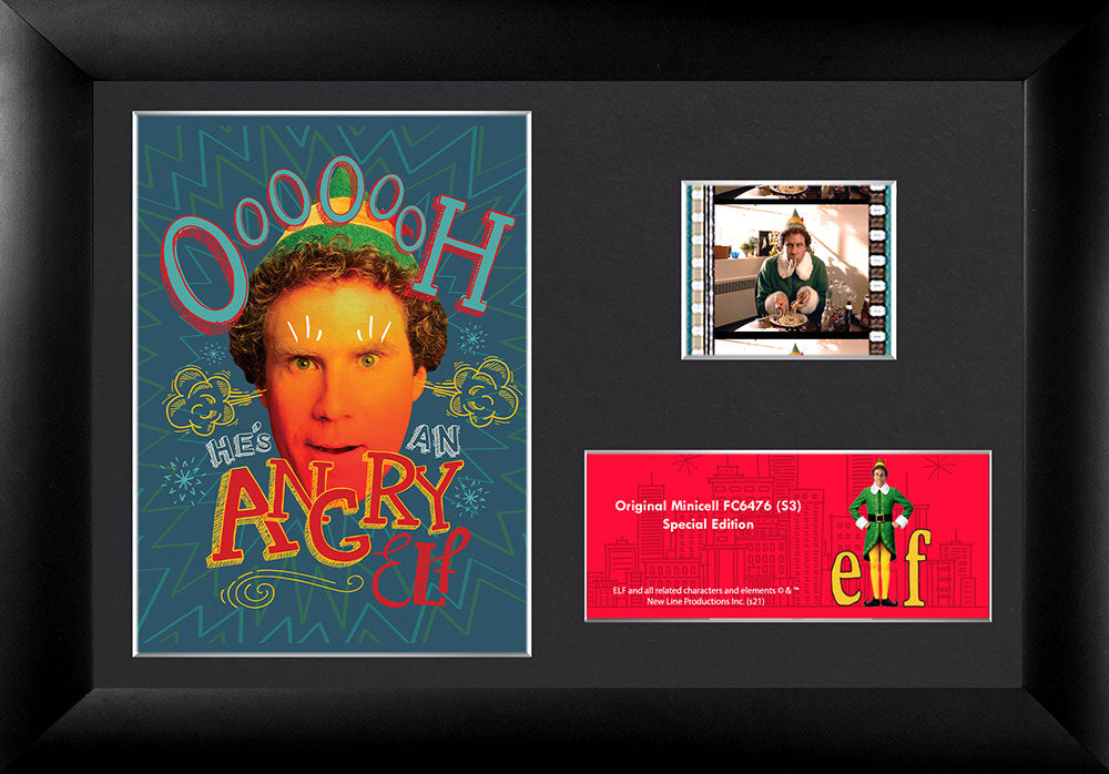 Elf (Angry Elf) Minicell FilmCells Framed Desktop Presentation USFC6476