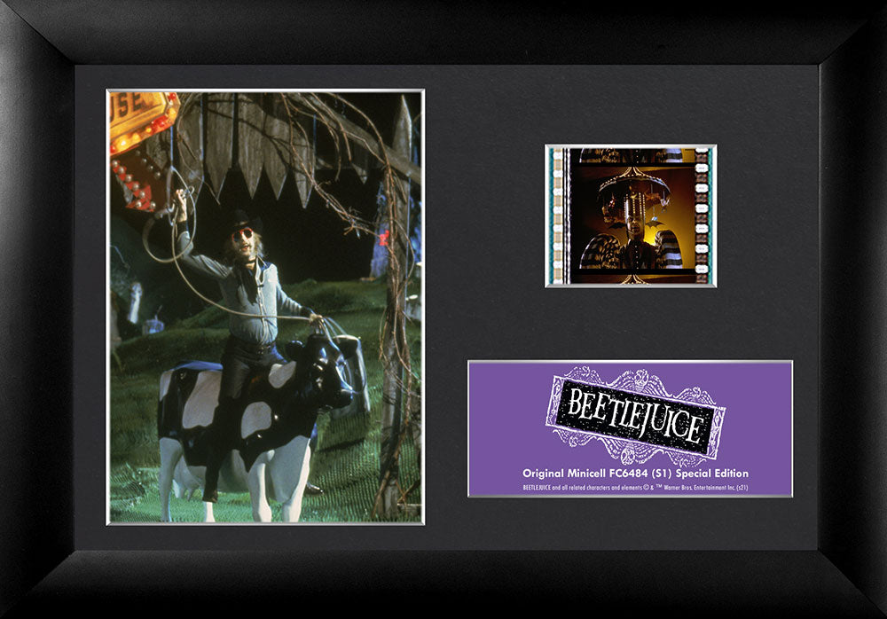 Beetlejuice (Bio-Exorcist) Minicell FilmCells Framed Desktop Presentation USFC6484