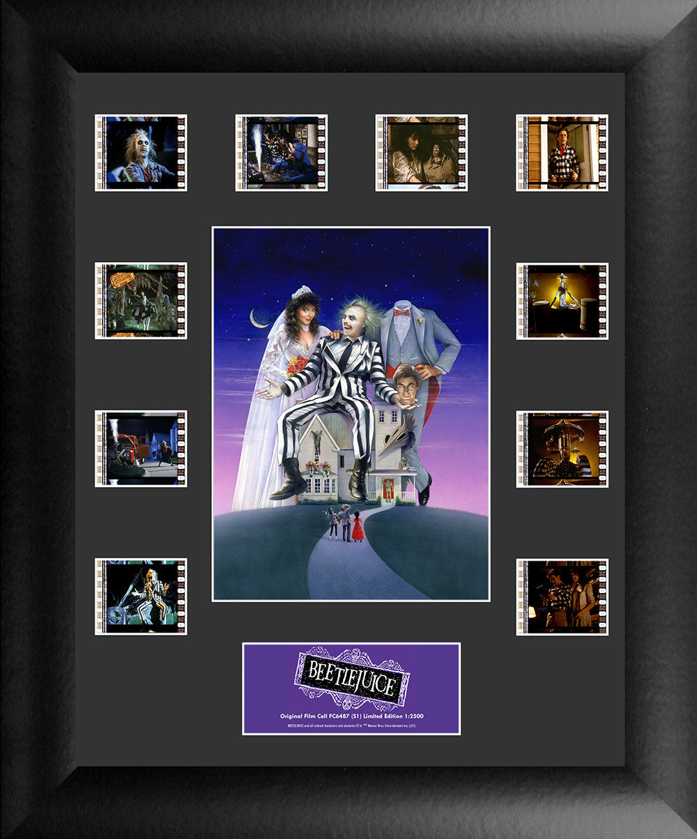Beetlejuice (S2) Limited Edition Mini Montage Framed FilmCells Presentation USFC6487