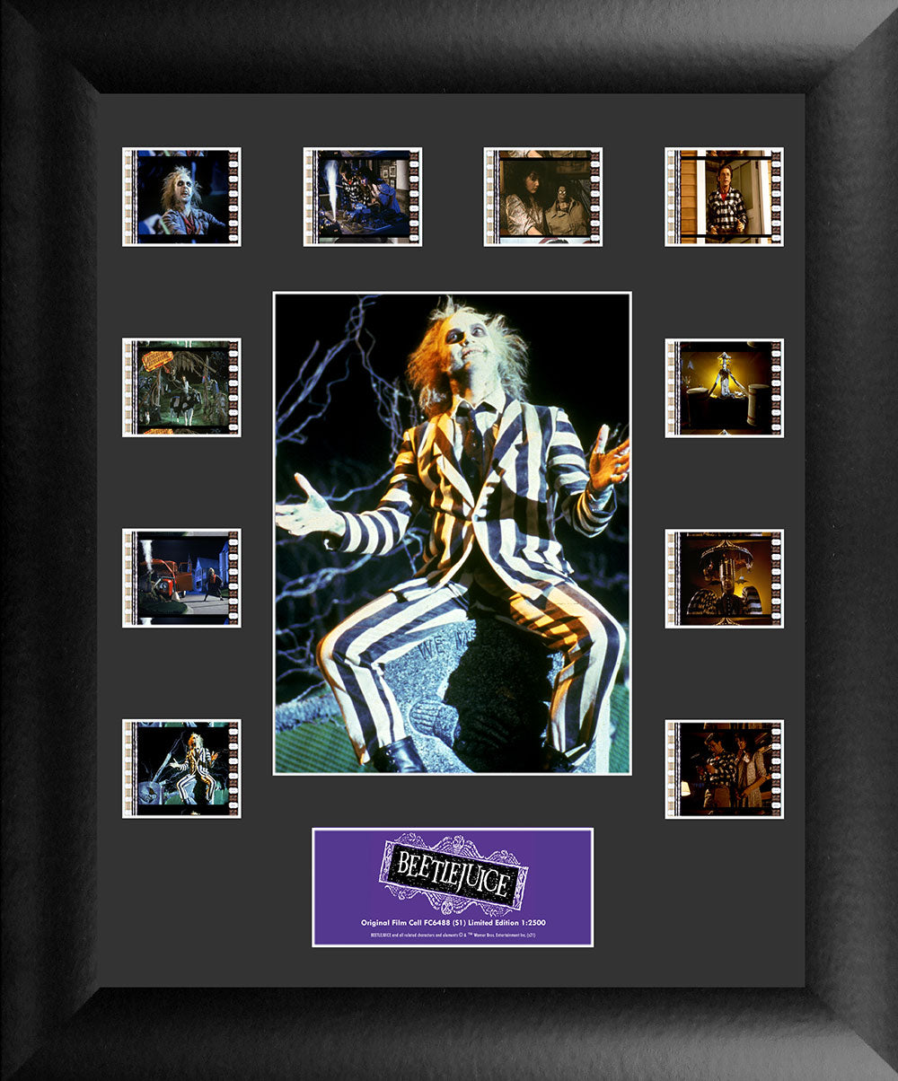 Beetlejuice (S3) Limited Edition Mini Montage Framed FilmCells Presentation USFC6488