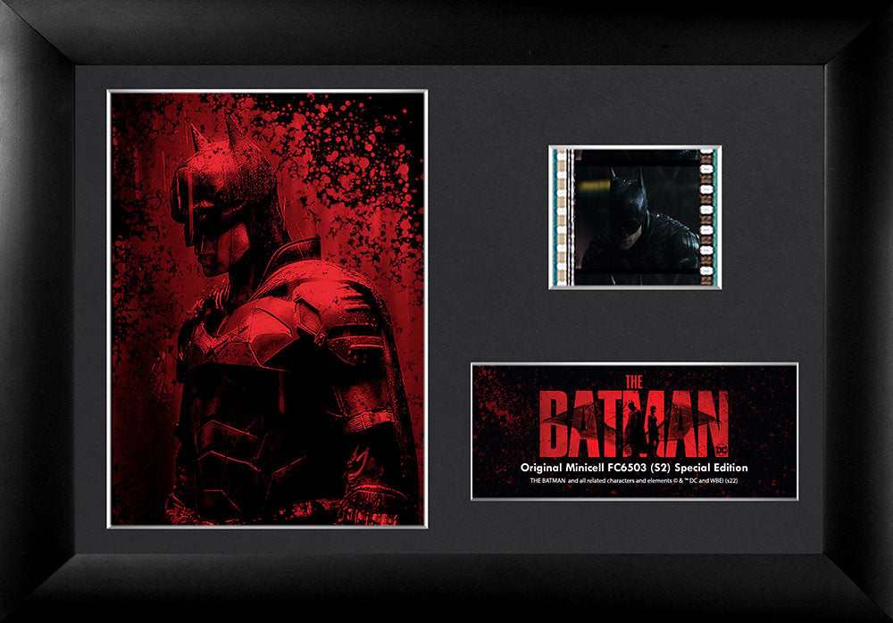 The Batman (Red Rain) Minicell FilmCells Framed Desktop Presentation USFC6503