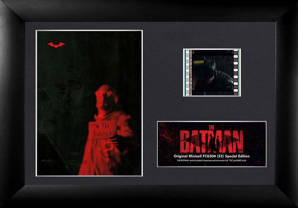 The Batman (The Riddler) Minicell FilmCells Framed Desktop Presentation USFC6504