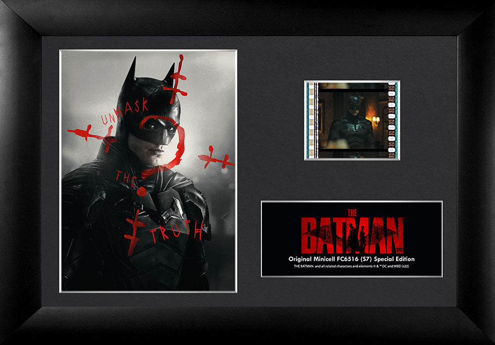 The Batman (Unmask the Truth) Minicell FilmCells Framed Desktop Presentation USFC6516