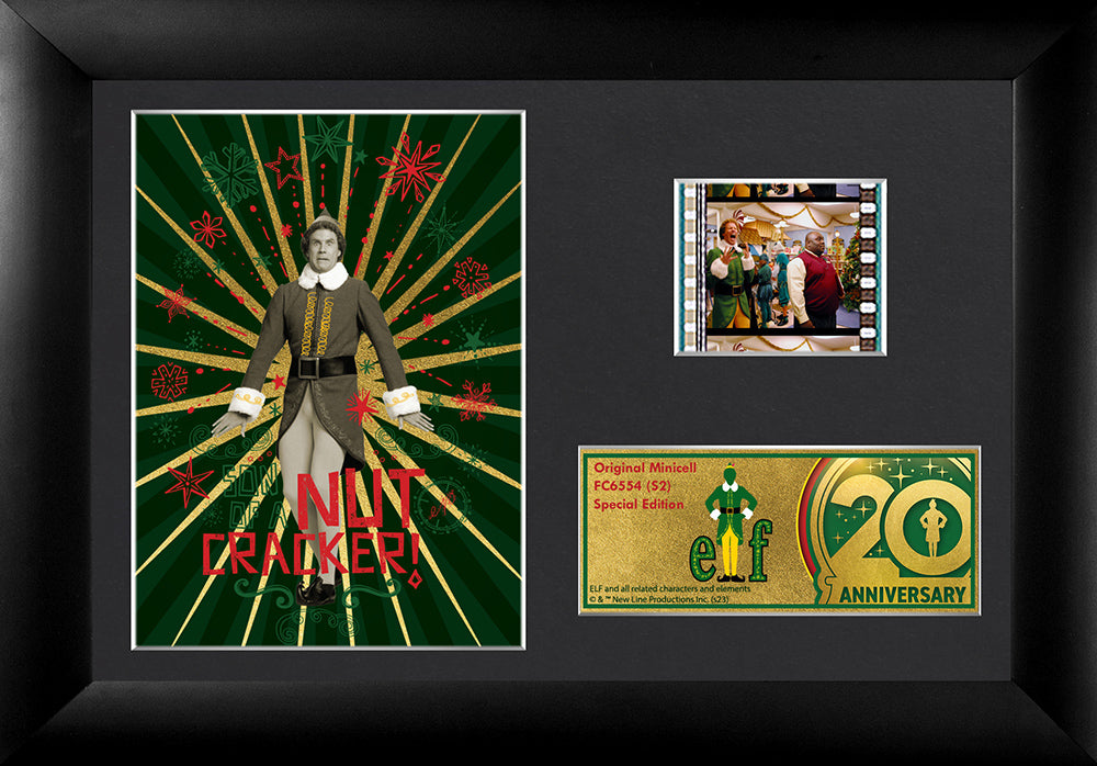 Elf 20th Anniversary (Nut Cracker) Minicell FilmCells Framed Desktop Presentation USFC6554